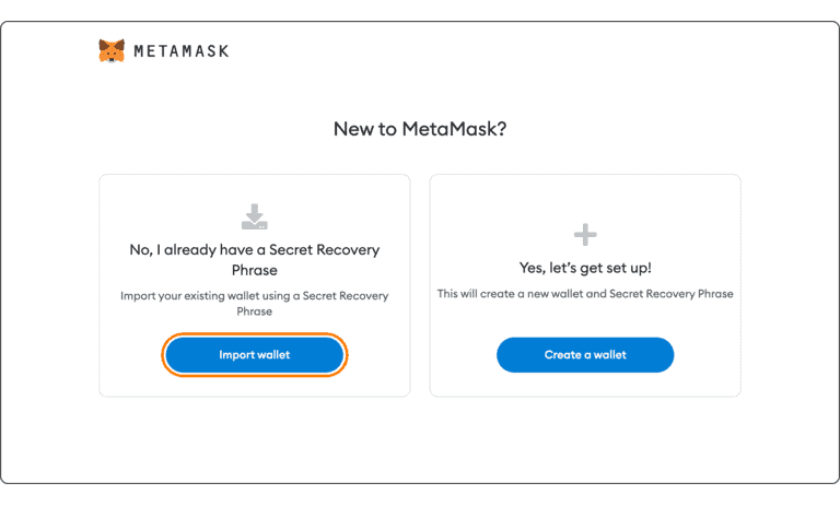 بازیابی کیف پول metamask